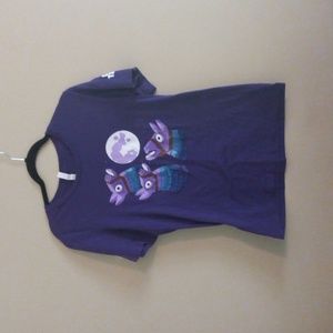 Fortnite Bella Canvas T-shirt Purple M